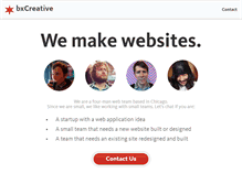 Tablet Screenshot of bxcreative.com